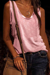 RUBY | CASUAL U-NECK TOPS