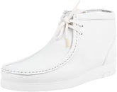 Men's Genuine Leather White Moccasin Style Boots
