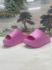 Open Toe Platform Shoes Slippers
