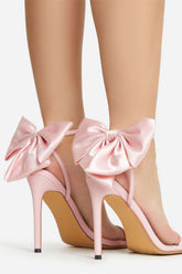 New Fashion Spring Outfit Bow Ankle Strap High Heels