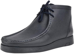 Men's Genuine Leather Cream Moccasin Style Boots