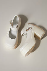 Platform sole 10cm platform thick heel high heels