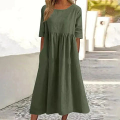 Casual Cotton Women's Dress