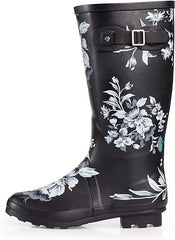 Black Waterproof Rain Boots Water Shoes
