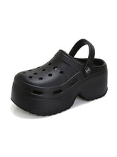 Hollow Crocs Sandals Slippers Platform Shoes