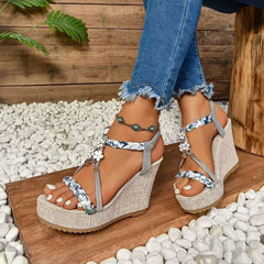 Colored Closed Toe Mesh Sandals