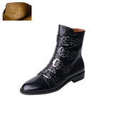 Becca Studs & Belts Motorcycle Boots - 3 Colors