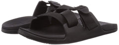 Black Men's Summer Strap Open Toe Sandals