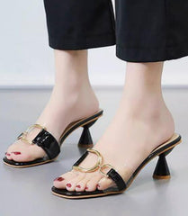 Clear Strap Heeled Sandals For Small Feet TS22