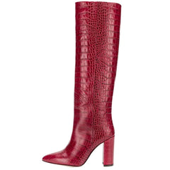 Croco and Serpentine Prints Boots