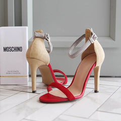 Petite Ankle Strap Suede Party Dress Sandal Jasmine