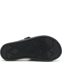 Black & Grey Men's Summer Strap Open Toe Sandals