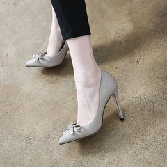 Heels For Small Feet With Bow Tie GS22