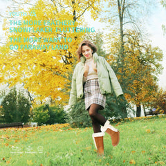 Hickory Suede Fashionable Winter Fur Lined Snow Boots