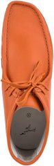 Men's Genuine Leather Orange Moccasin Style Boots