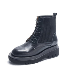 Lace Up Ankle Strap Boots For Petite Feet DS389