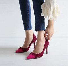 Ladies Small Size Cap Toe Heel Pumps SS62