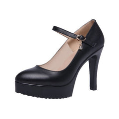 Ladies Small Size Mary Jane High Heel Pumps SS80