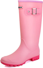 Water Resistant Pink Stylish Rain Boots Water Shoes