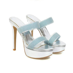 Little Feet Chunky High Heel Sandals SS35