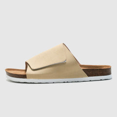 Malin-Tassou Elegant Cork-Leather Sandals