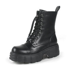 Matija Platform Ankle Combat Boots