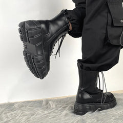 Matija Platform Ankle Combat Boots