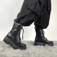 Matija Platform Ankle Combat Boots