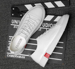 Men's Small Feet Leather Sneakers MS29