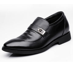 Men's Small Size Slip On Hidden Heel Dress Shoes MS56