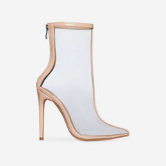 Mia Clear Transparent PVC Ankle Boots - 3 Colors