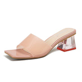 Women's Su Cojin End Series_square Toe Rhinestone Heels