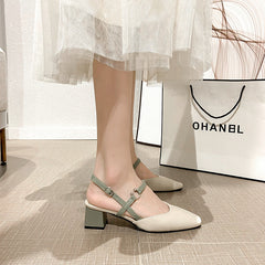 Women's With Square Toe For Outer Wear Pumps Heels