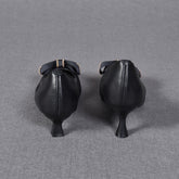 Women's Small Summer Bowknot Hollow-out Pumps Mid Pointed Heels