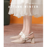 Women's High Fairy Style Pointed Toe Temperament Sandals