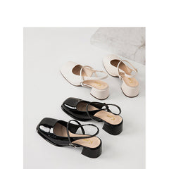 Women's Closed Toe Summer High Fashion Elegant Heels