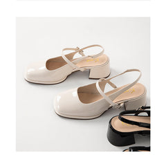 Women's Closed Toe Summer High Fashion Elegant Heels