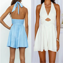 Jaye Cotton Pocketed Cutout Romper - Cream