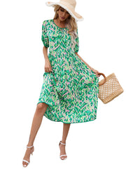 Beacon Pocketed Printed Kimono Romper