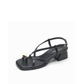 Summer Wind All-matching Chunky Flip-flops Ankle-strap Heels