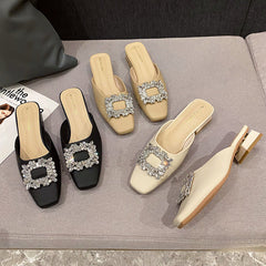 Women's Toe Half Outdoor Spring Fashion Muller Heels