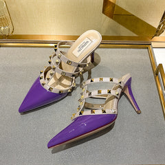 Women's Closed Toe High Single Outer Wear Fairy Heels