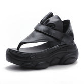 Versatile Women's Sponge Cake Thick-soled Flip-flops Heels