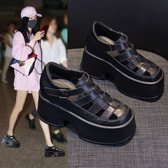 Women's Platform Summer Pitcher Plant Pure Color Sandals