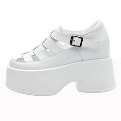 Women's Platform Summer Pitcher Plant Pure Color Sandals