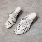 Women's Thick High-heeled Outdoor Retro Comfortable Fish Heels