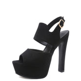 Women's Summer Chunky Peep-toe Waterproof Platform Catwalk Heels