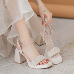 Women's Mary Jane High Chunky Waterproof Platform Sandals