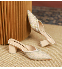 Women's Fairy Thick Pointed High Fashion Heels