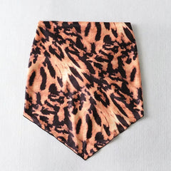 Estella Satin Tie Front Scarf Top